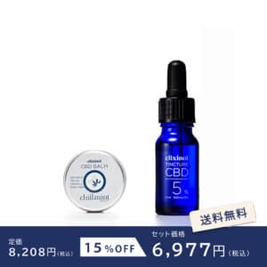 CBDバーム ミニ ＆ティンクチャー 500 セット | CBDオイル｜エリクシノール - Elixinol -